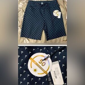 Tail White Label (GOLF), women size 16 navy blue, white flags